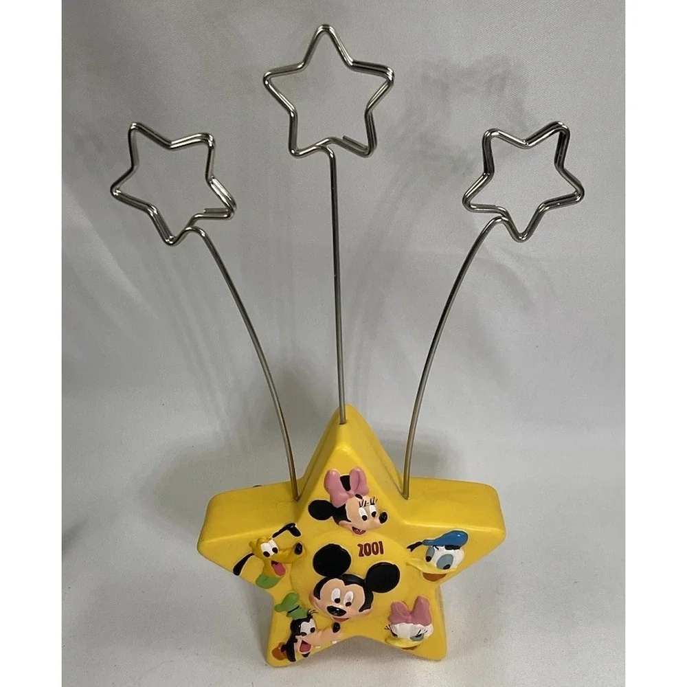 Disney Vintage Mickey Mouse & Friends Star Photo Holder Picture Frame 1928 2001